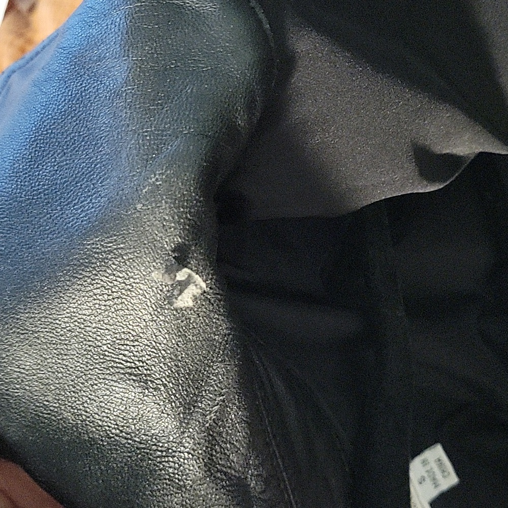 St John Suede Leather Multicolir Patchwork Jacket… - image 8